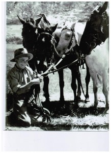 History John Rudd as a kid on Safari